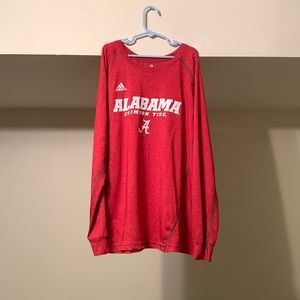 Adidas long sleeve Alabama Crimson Tide